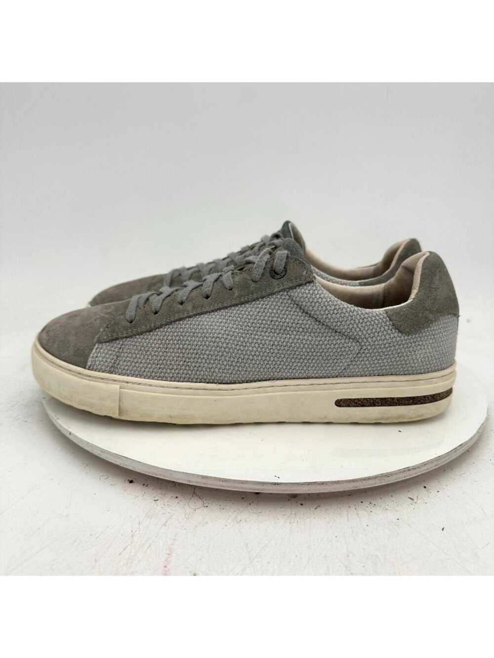 Birkenstock Bend Low Women Size 8 Grey Suede Lace Up Casual